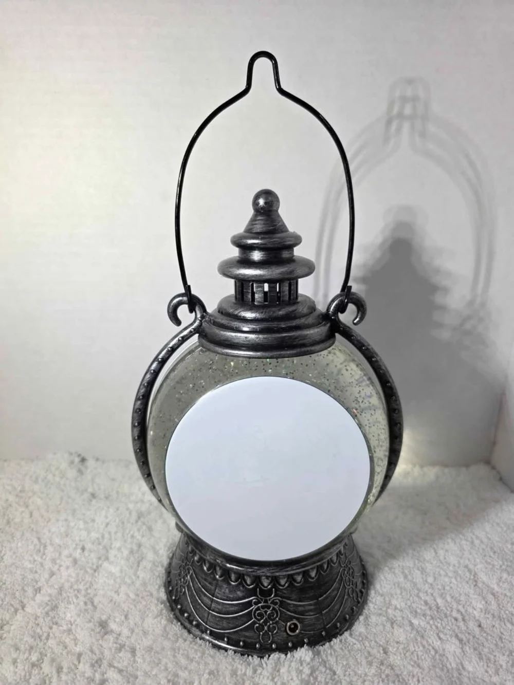 Pumpkin Hollow Water Grim Reaper Color Changing Glitter Lantern